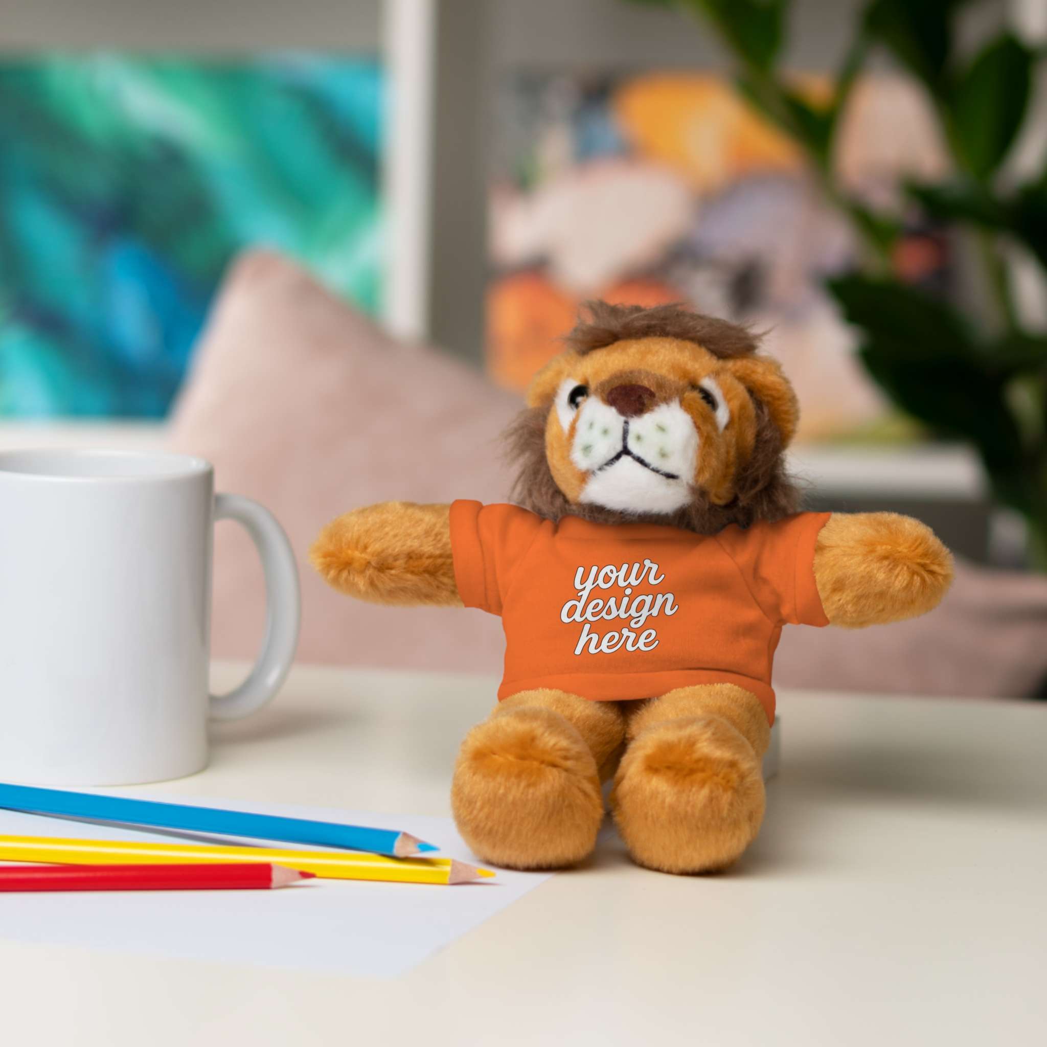 17249180308315318980_2048.jpeg Customizable Stuffed Animals - Personalized Teddy Bear with Tee, Gift for Kids, Birthday, Special Occasions, Cuddly Companion