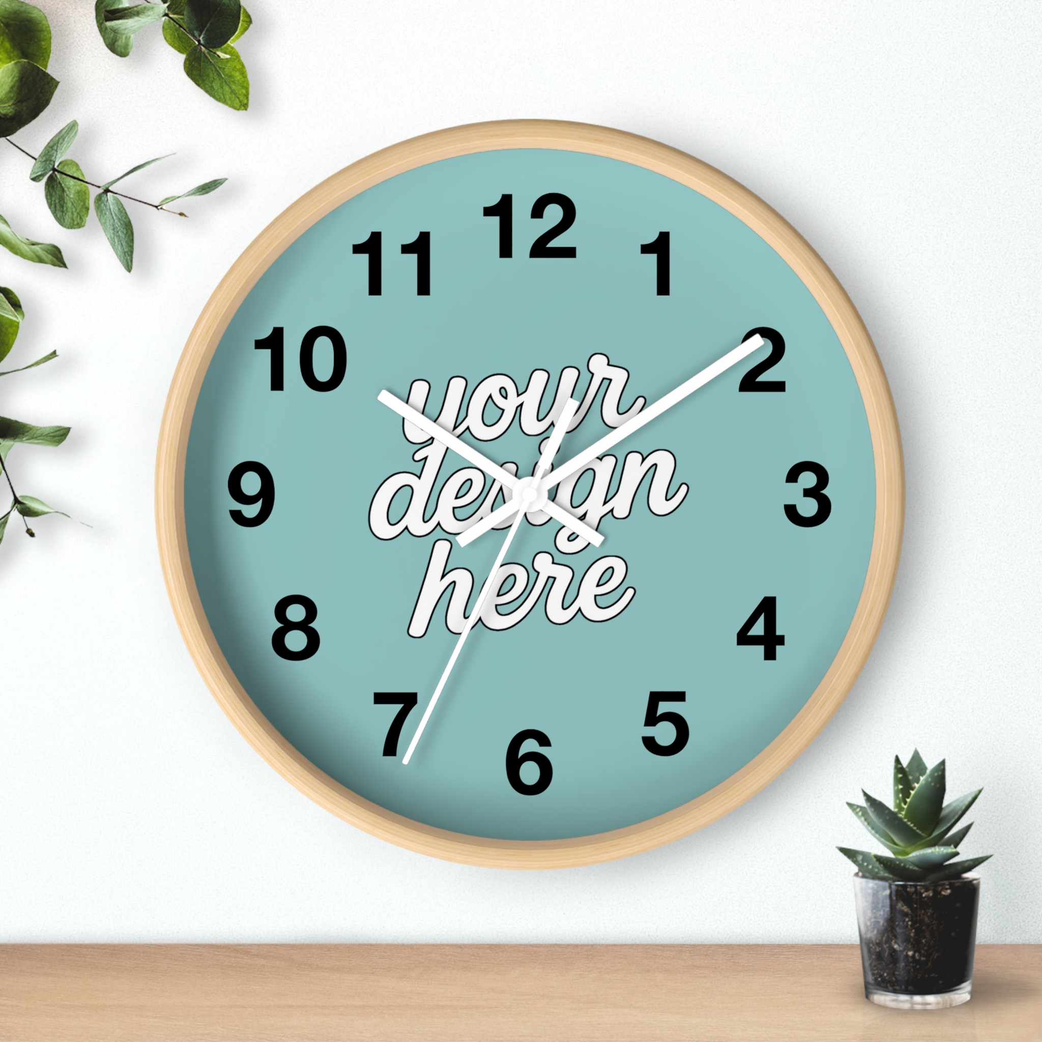 17406325282836218717_2048.webp Customizable Modern Wall Clock - Personal Touch for Any Space