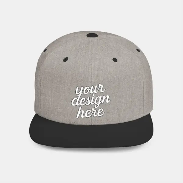 Snapback Cap - Undervisor Structured High-Profile Hat for Adults