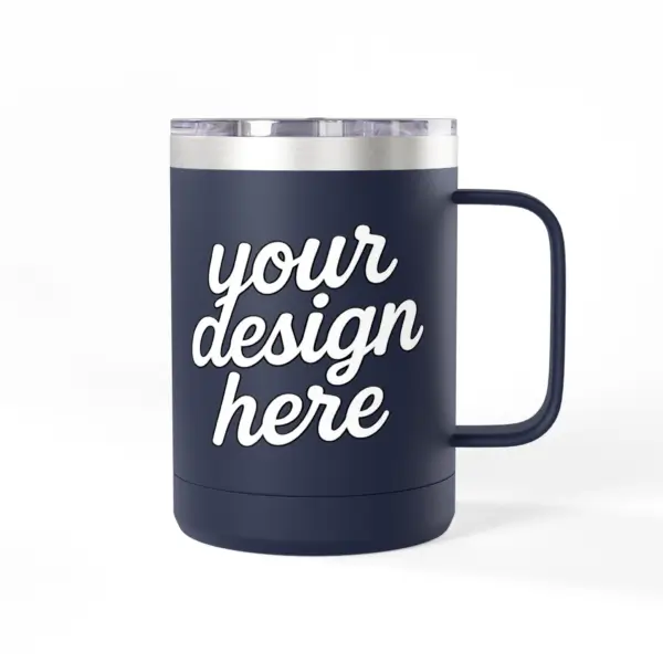 Personalized Coffee Mug Tumbler, Custom Travel Mug, Insulated Coffee Cup, Gift for Coffee Lovers, Custom Design Option