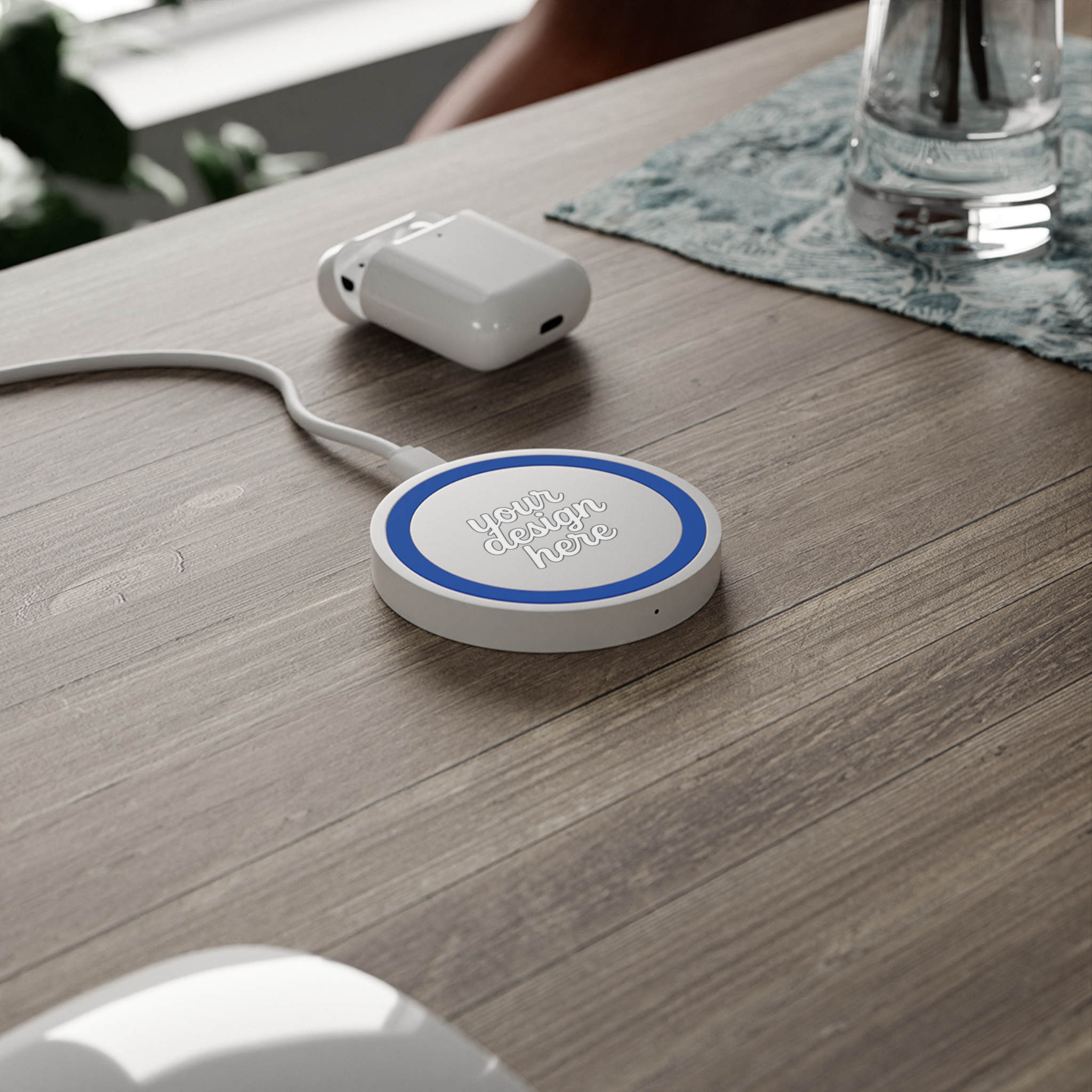 17504008968107842937_2048.webp Sleek Wireless Charging Pad for Home & Office, Phone Charger, Personalized Gift, Eco-Friendly Tech, Birthday, Christmas
