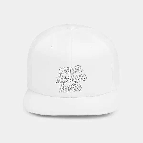 Snapback Cap - Undervisor Structured High-Profile Hat for Adults