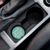 18312636751513499430_2048.webp Car Coasters - Set of 4 Soapstone Matte Finish Cup Holder Inserts for Car Lovers and Road Trips