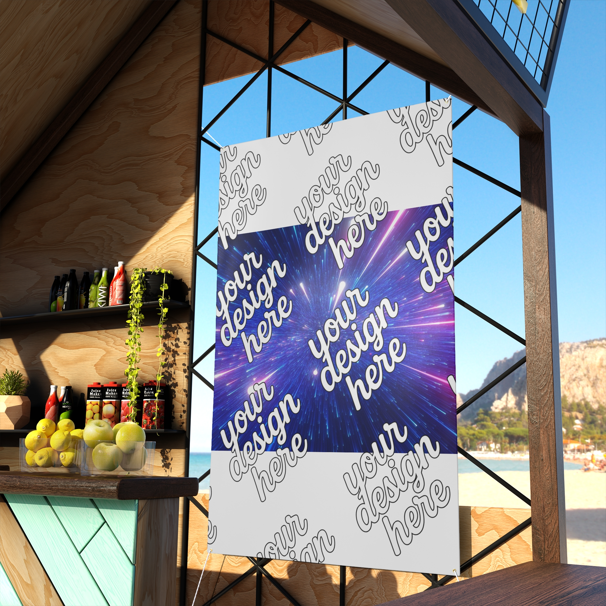 1920743985909840772_2048.webp Cosmic Matte Banner – Colorful Light Burst Design for Events and Parties