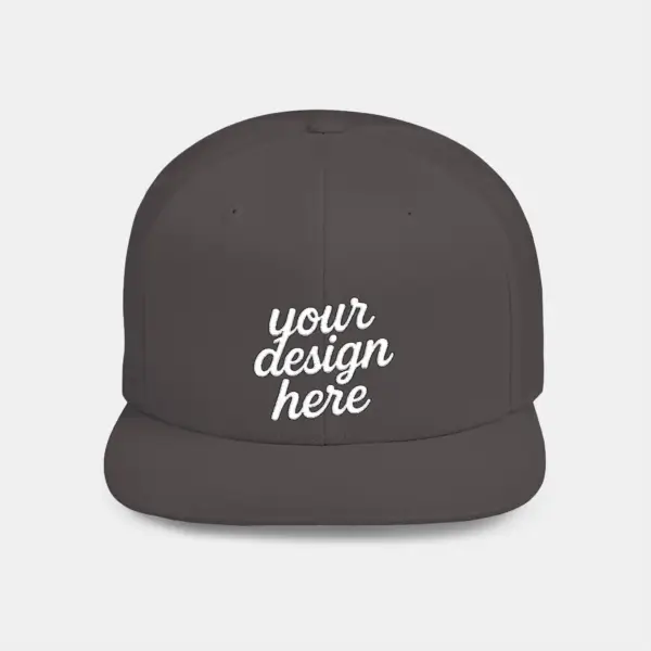 Snapback Cap - Undervisor Structured High-Profile Hat for Adults