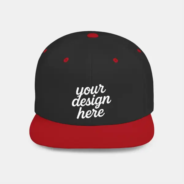 Snapback Cap - Undervisor Structured High-Profile Hat for Adults
