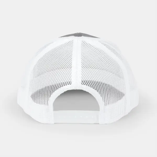 Trucker Cap with Mesh Back and Adjustable Snap Closure