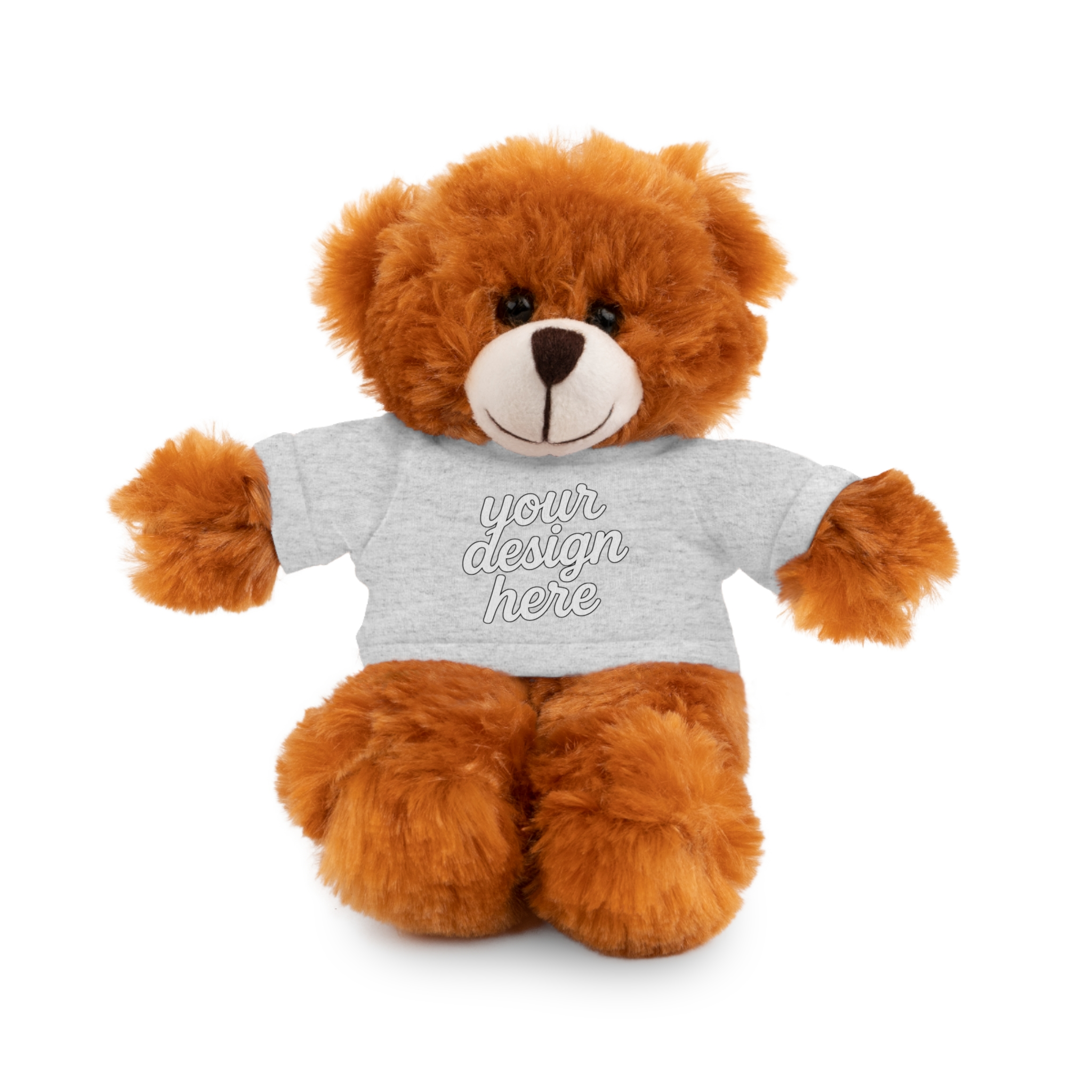 2220983154408703286_2048.webp Customizable Stuffed Animals - Personalized Teddy Bear with Tee, Gift for Kids, Birthday, Special Occasions, Cuddly Companion