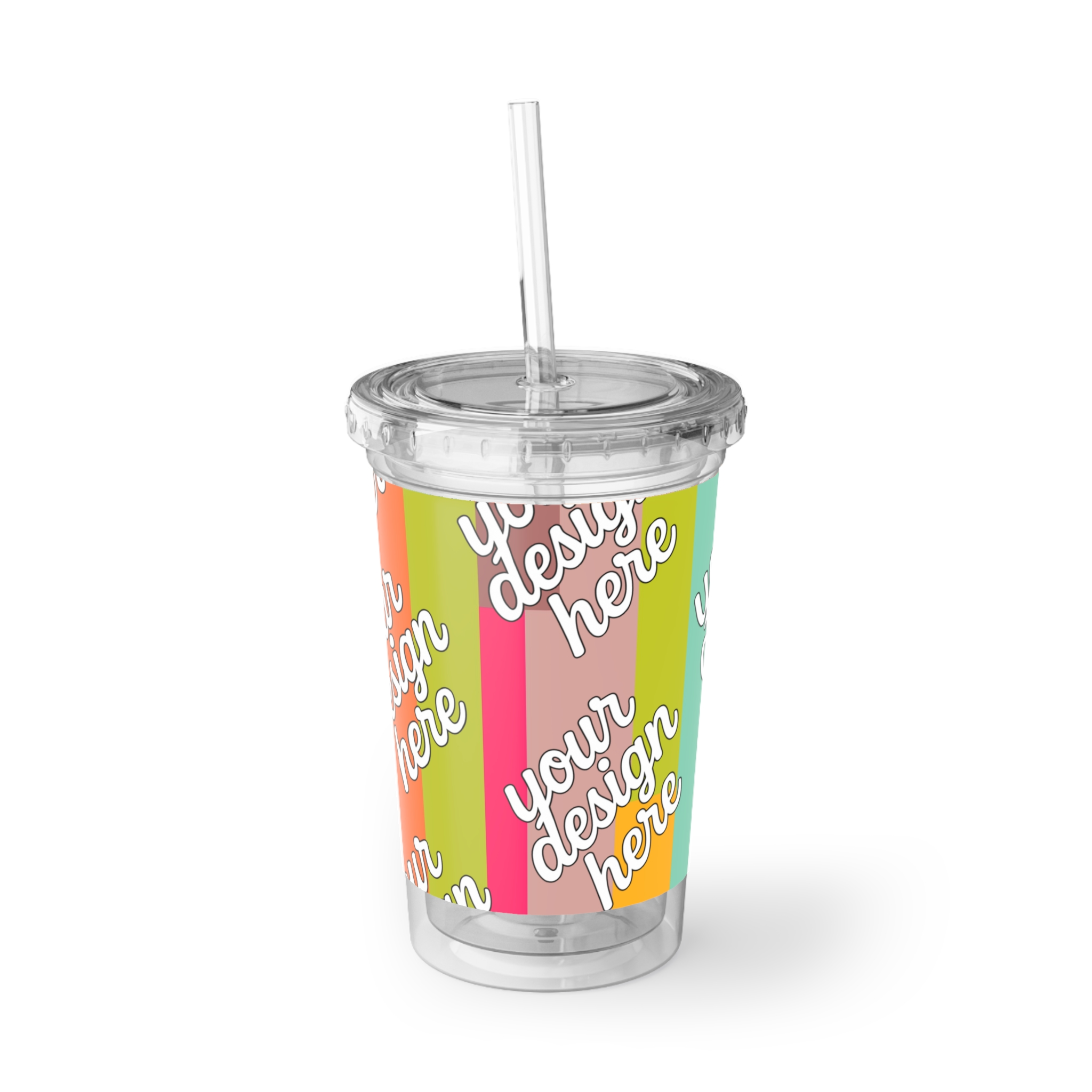 2260832108329665174_2048.webp Colorful Custom Acrylic Cup, Personalized Travel Mug, Summer Hydration Cup, Party Favor, Unique Gift, Eco-Friendly Drinkware