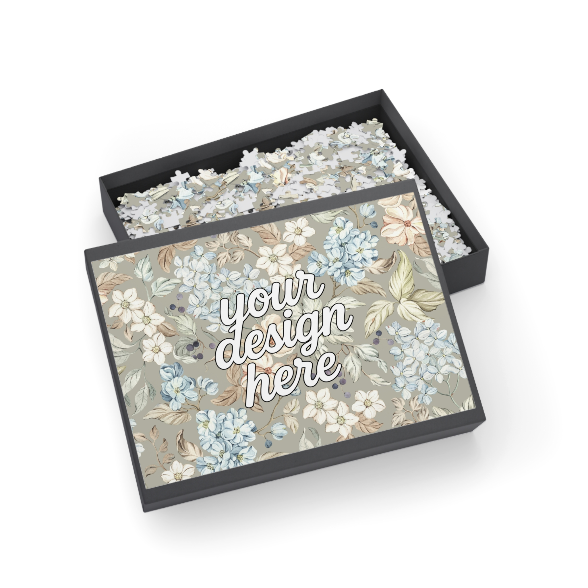 2457353675334096311_2048.webp Floral Puzzle - Customizable Art Puzzle for Relaxation, Gifts, Home Decor, Family Fun, and Game Night