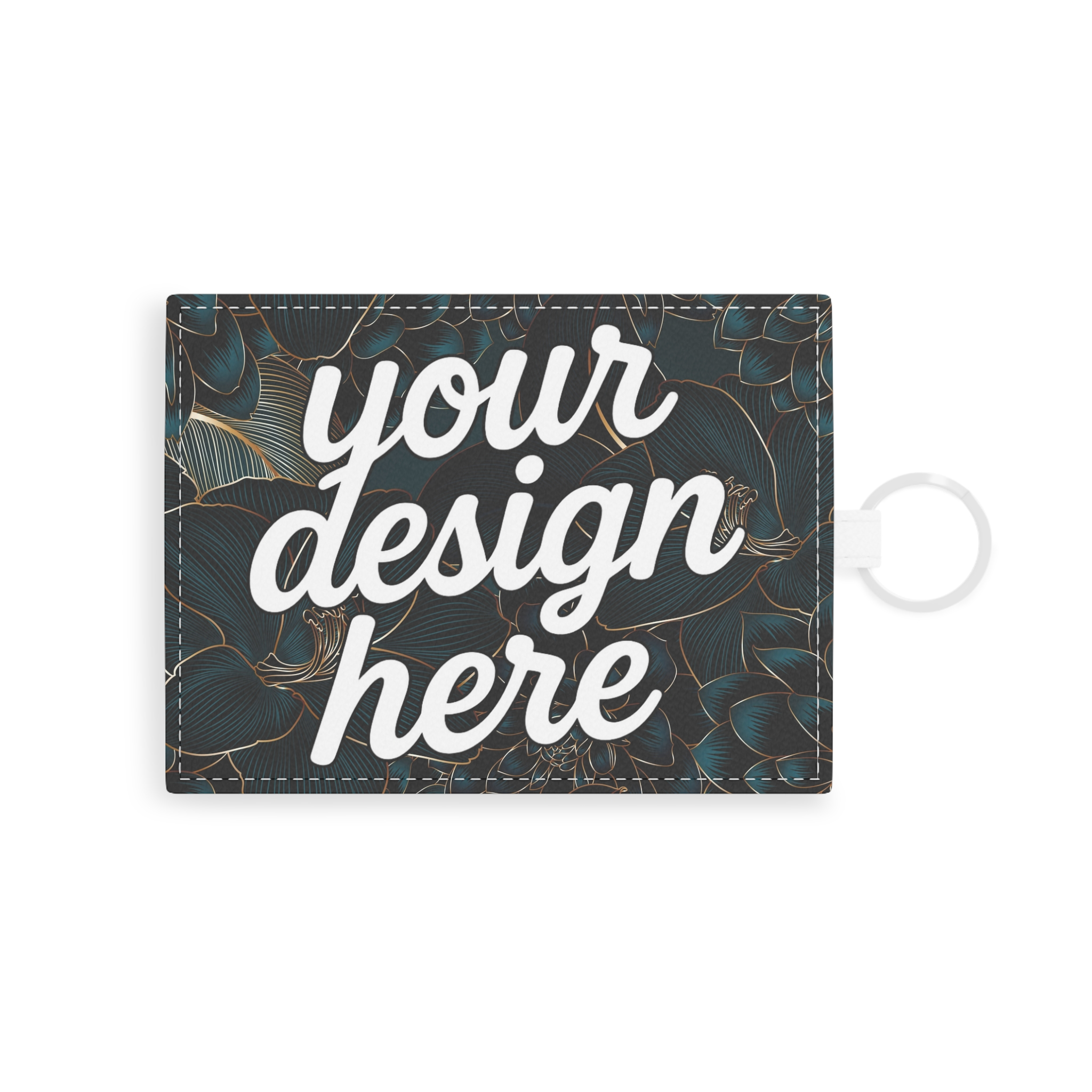 2497238522921847020_2048.webp Elegant Saffiano Leather Card Holder | Personalized Wallet, Minimalist Design, Gift for Her, Business Card Case, Chic Accessory