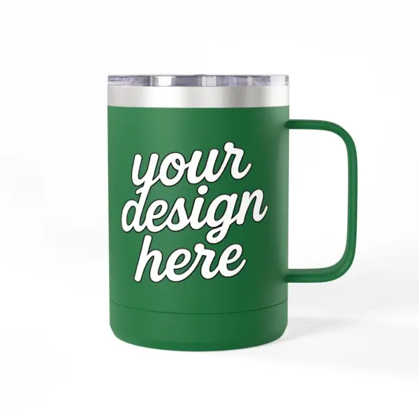 Personalized Coffee Mug Tumbler, Custom Travel Mug, Insulated Coffee Cup, Gift for Coffee Lovers, Custom Design Option