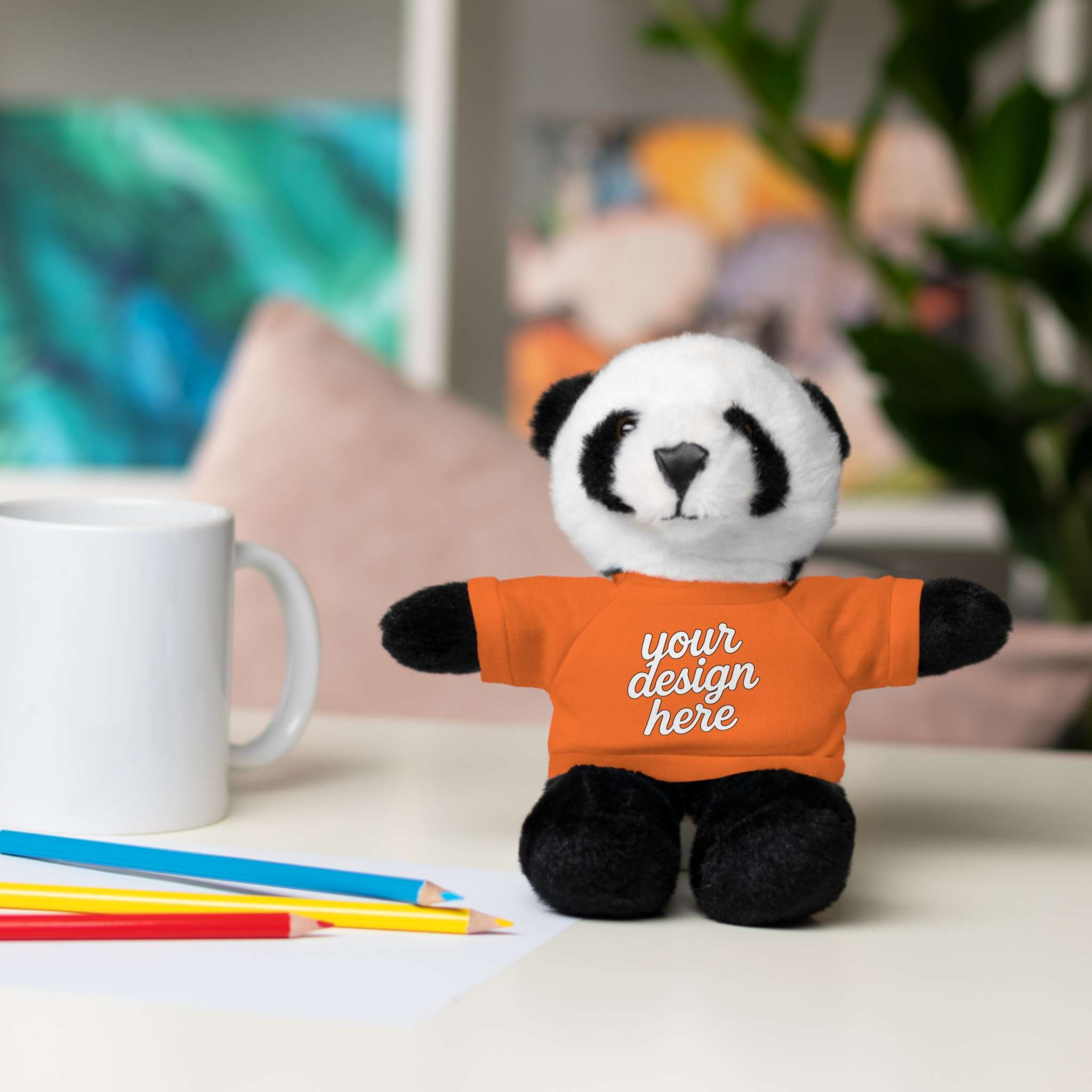 2555027564237190931_2048.jpeg Customizable Stuffed Animals - Personalized Teddy Bear with Tee, Gift for Kids, Birthday, Special Occasions, Cuddly Companion
