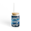 3184157191281872101_2048.webp Personalized 16oz Sipper Glass, Customizable Drinkware, Perfect Gift for Coffee Lovers, Stylish Hydration, Ideal for Home & Office
