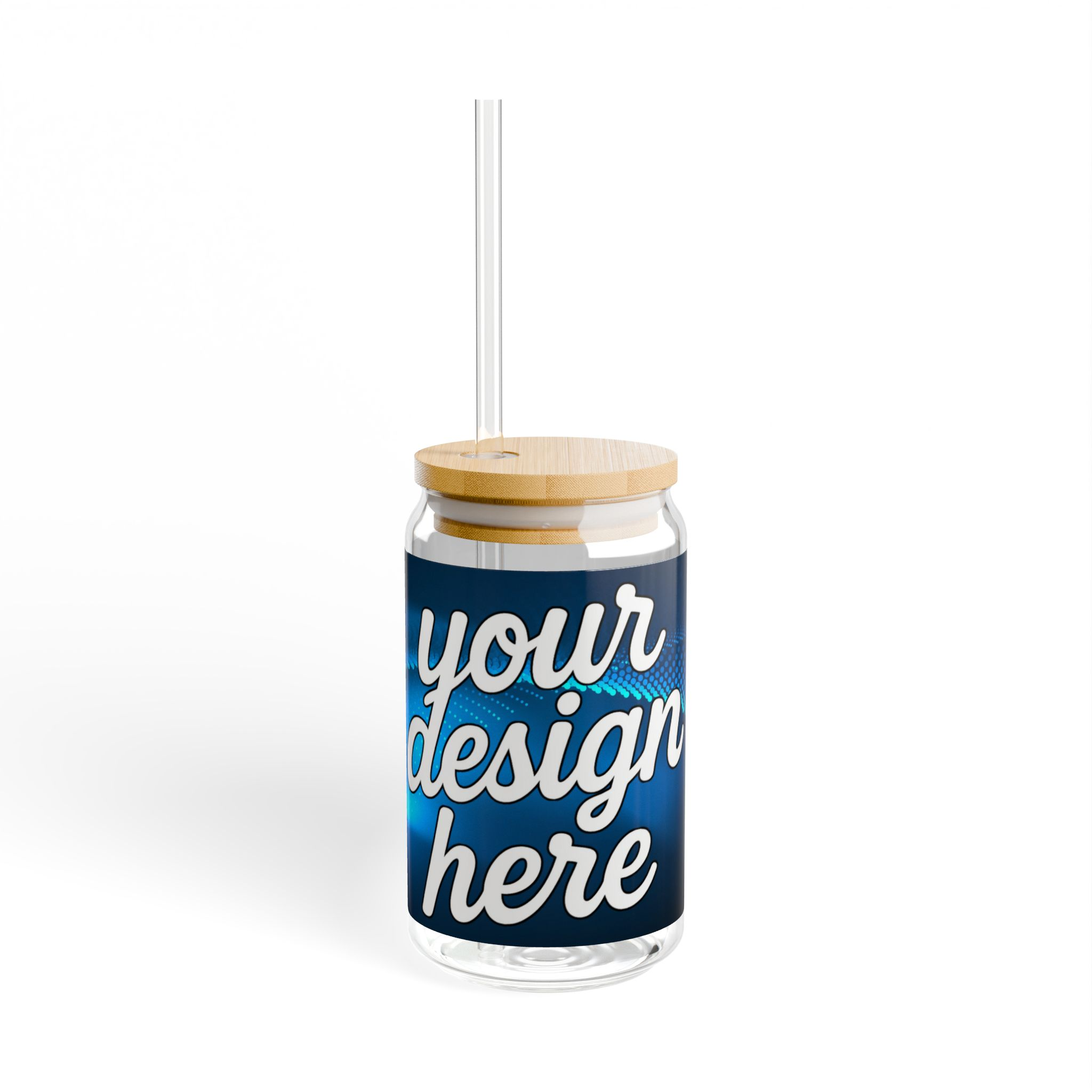 3184157191281872101_2048.webp Personalized 16oz Sipper Glass, Customizable Drinkware, Perfect Gift for Coffee Lovers, Stylish Hydration, Ideal for Home & Office