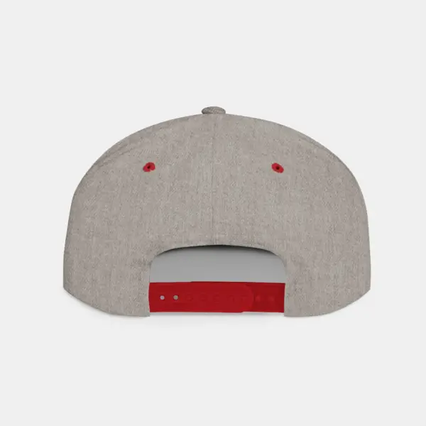 Snapback Cap - Undervisor Structured High-Profile Hat for Adults