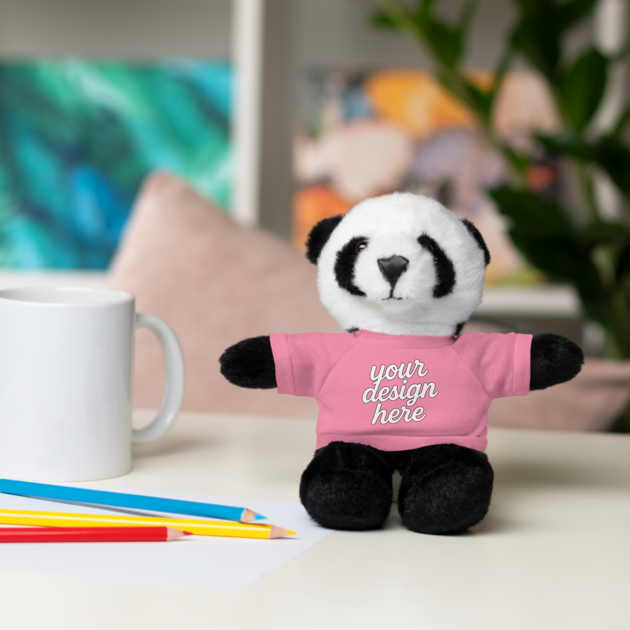 3615023011192818286_2048.webp Customizable Stuffed Animals - Personalized Teddy Bear with Tee, Gift for Kids, Birthday, Special Occasions, Cuddly Companion