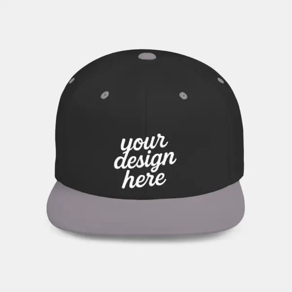 Snapback Cap - Undervisor Structured High-Profile Hat for Adults