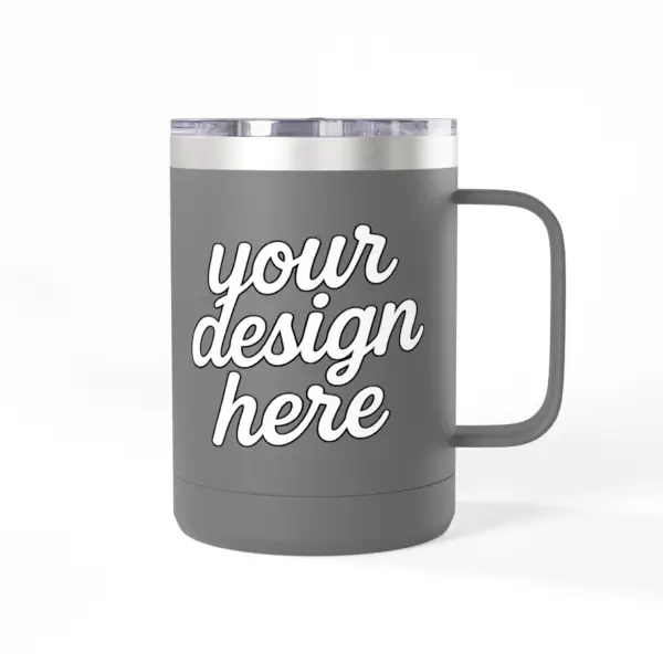 Personalized Coffee Mug Tumbler, Custom Travel Mug, Insulated Coffee Cup, Gift for Coffee Lovers, Custom Design Option