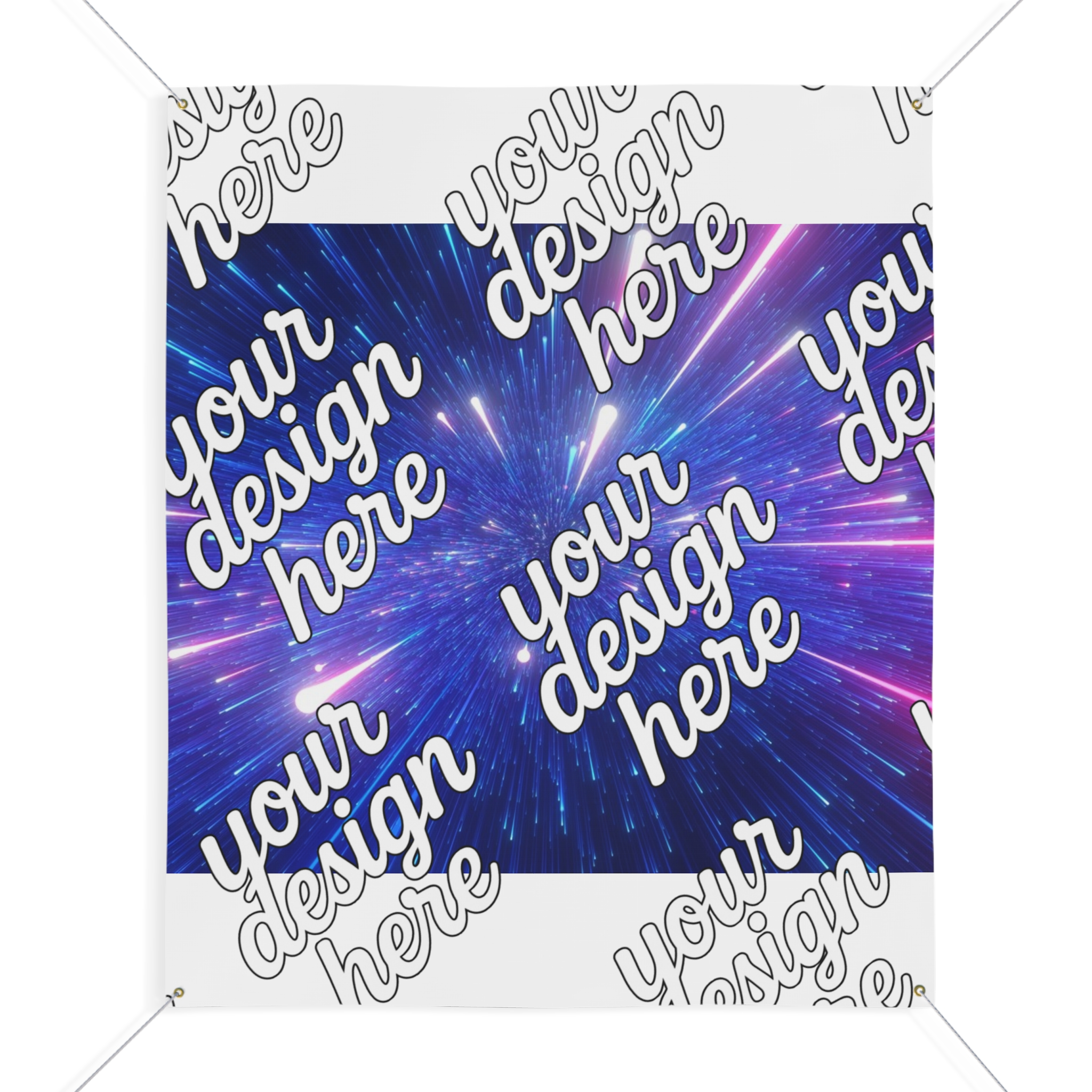 4831414436354426616_2048.webp Cosmic Matte Banner – Colorful Light Burst Design for Events and Parties