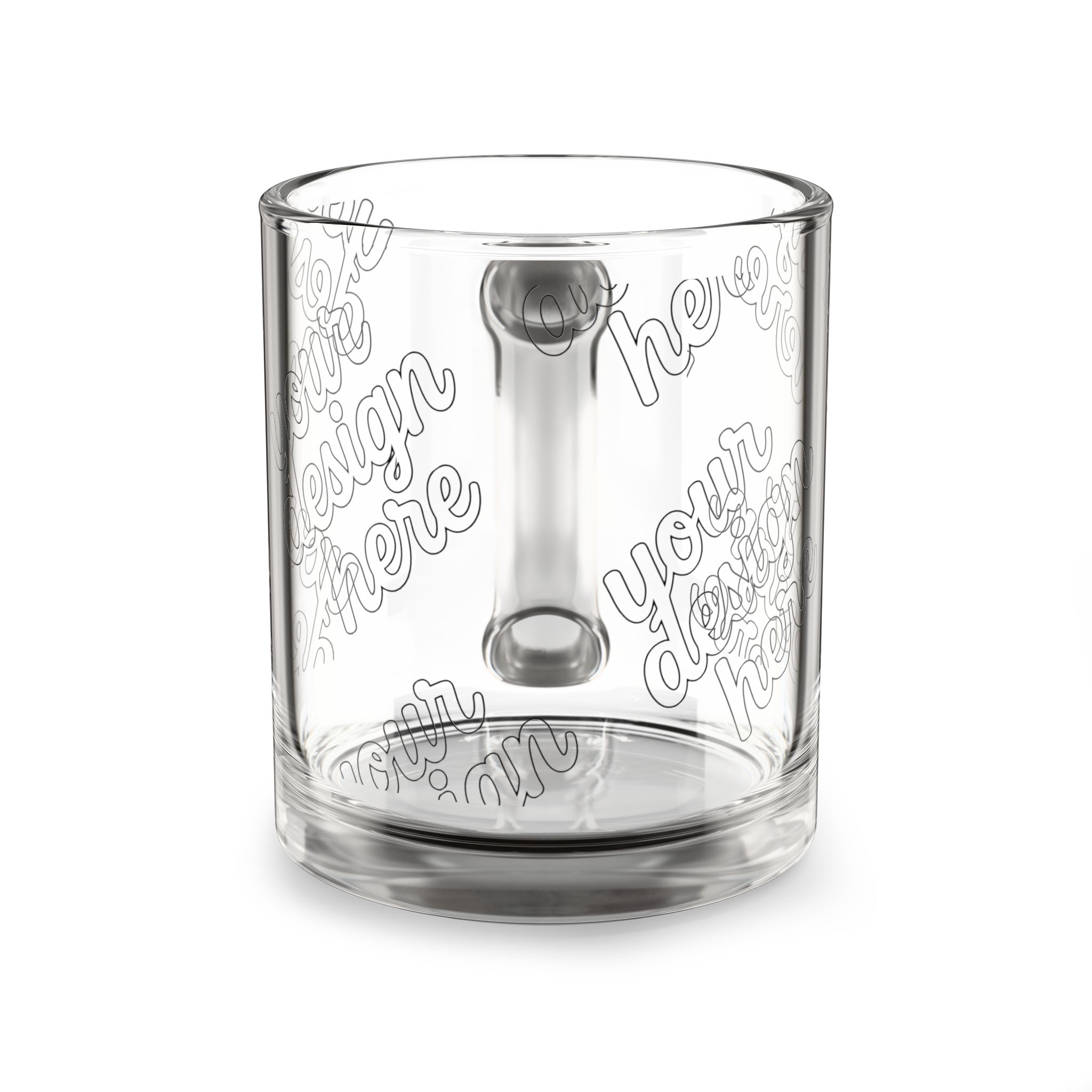 4906742691901356351_2048.webp Personalized Glass Mug, 10oz - Customizable Gift for Coffee Lovers, Tea Drinkers, Celebration, Home Decor, Unique Gift Idea