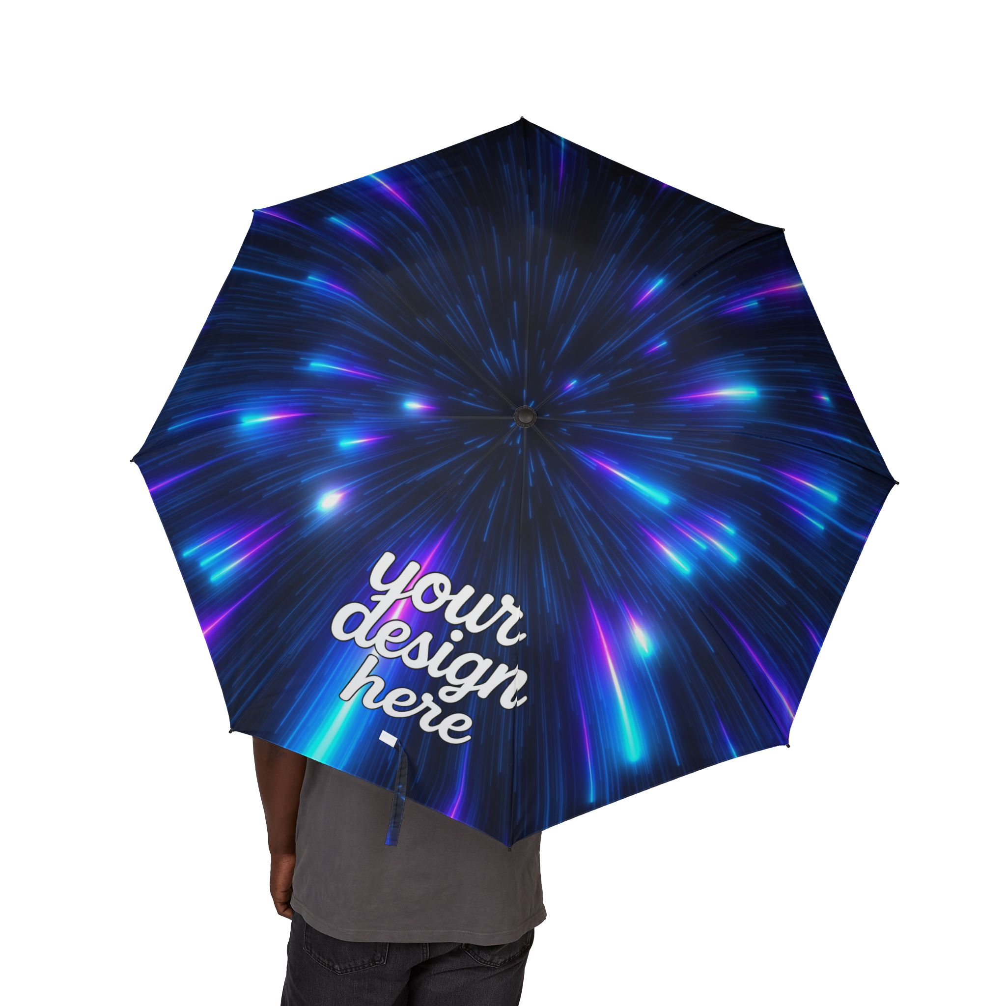 5055165584402339377_2048.webp Vibrant Light Show Umbrella, Colorful Foldable Umbrella, Stylish Rain Gear, Unique Gift for Her, Festival Accessory, Travel Umbrella
