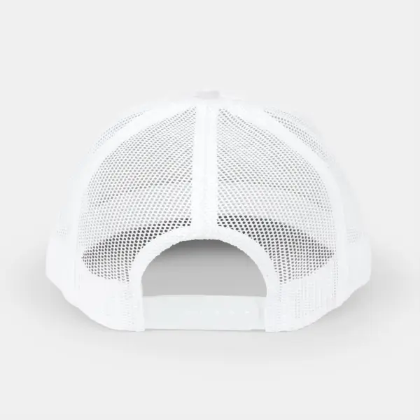 Trucker Cap with Mesh Back and Adjustable Snap Closure