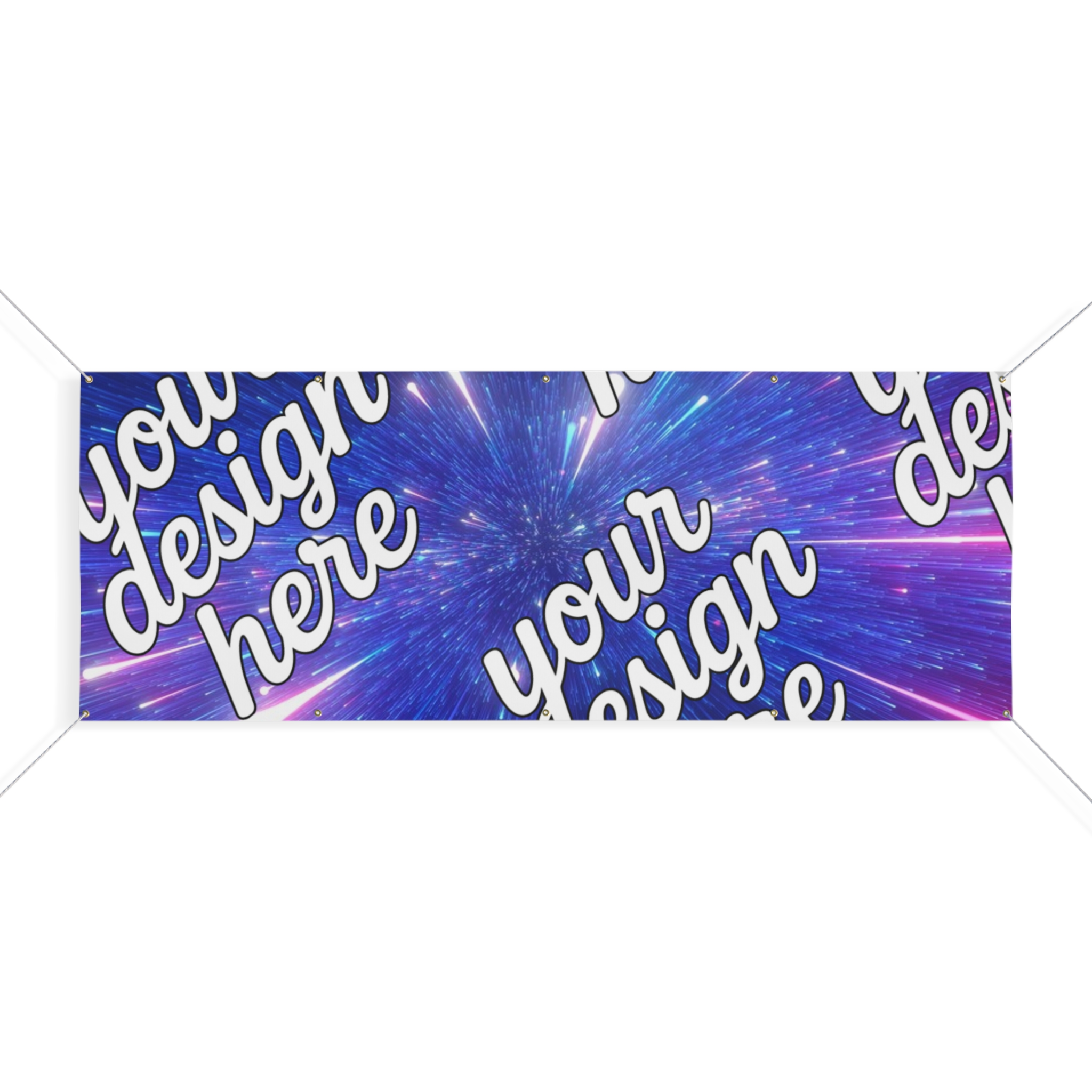 5439408847413448493_2048.webp Cosmic Matte Banner – Colorful Light Burst Design for Events and Parties