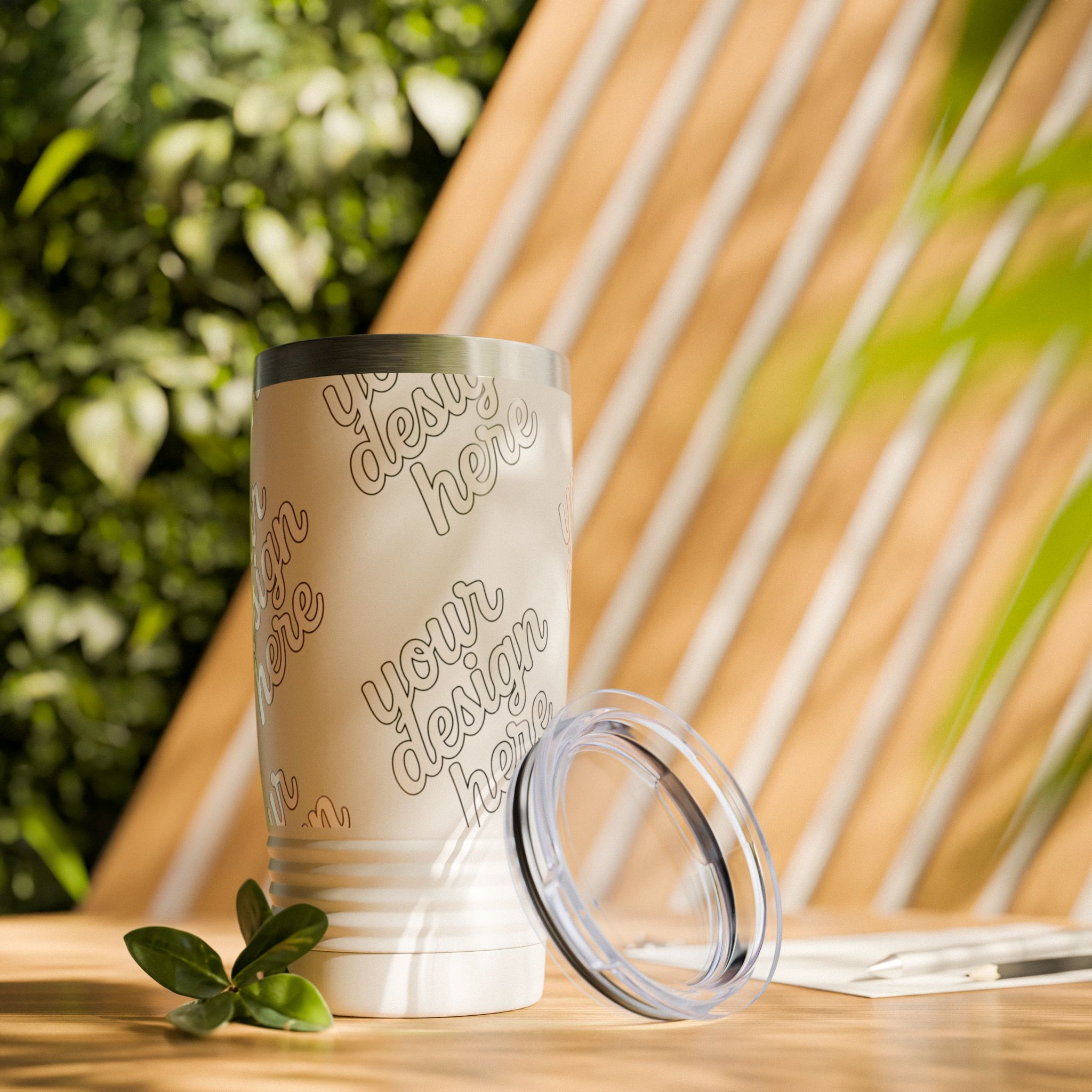 5731834570609109677_2048.webp Personalized Ringneck Tumbler, 20oz - Custom Travel Mug for Coffee Lovers, Ideal Gift for Birthdays, Holidays & Special Occasions