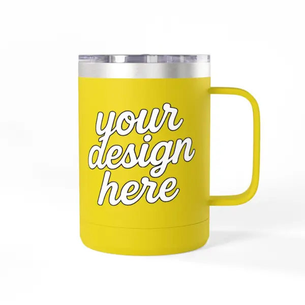 Personalized Coffee Mug Tumbler, Custom Travel Mug, Insulated Coffee Cup, Gift for Coffee Lovers, Custom Design Option