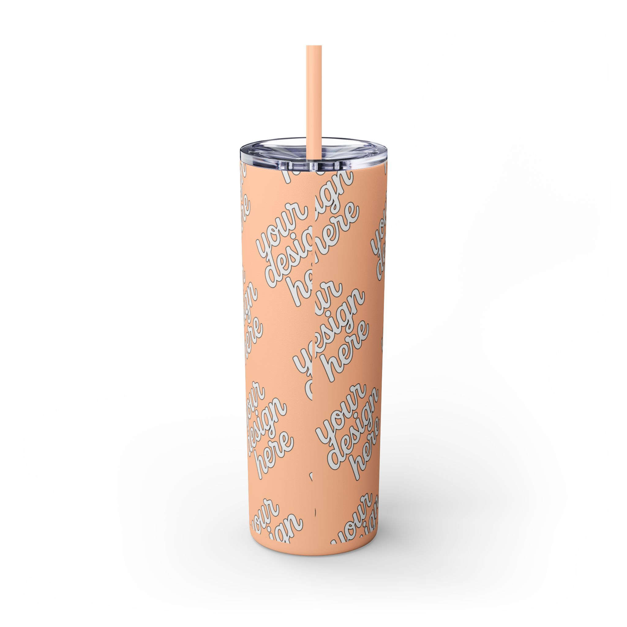 7186643105843027548_2048.webp Personalized Skinny Tumbler with Straw, Custom Drinkware for On-the-Go, Ideal for Gifts, Parties, and Everyday Use