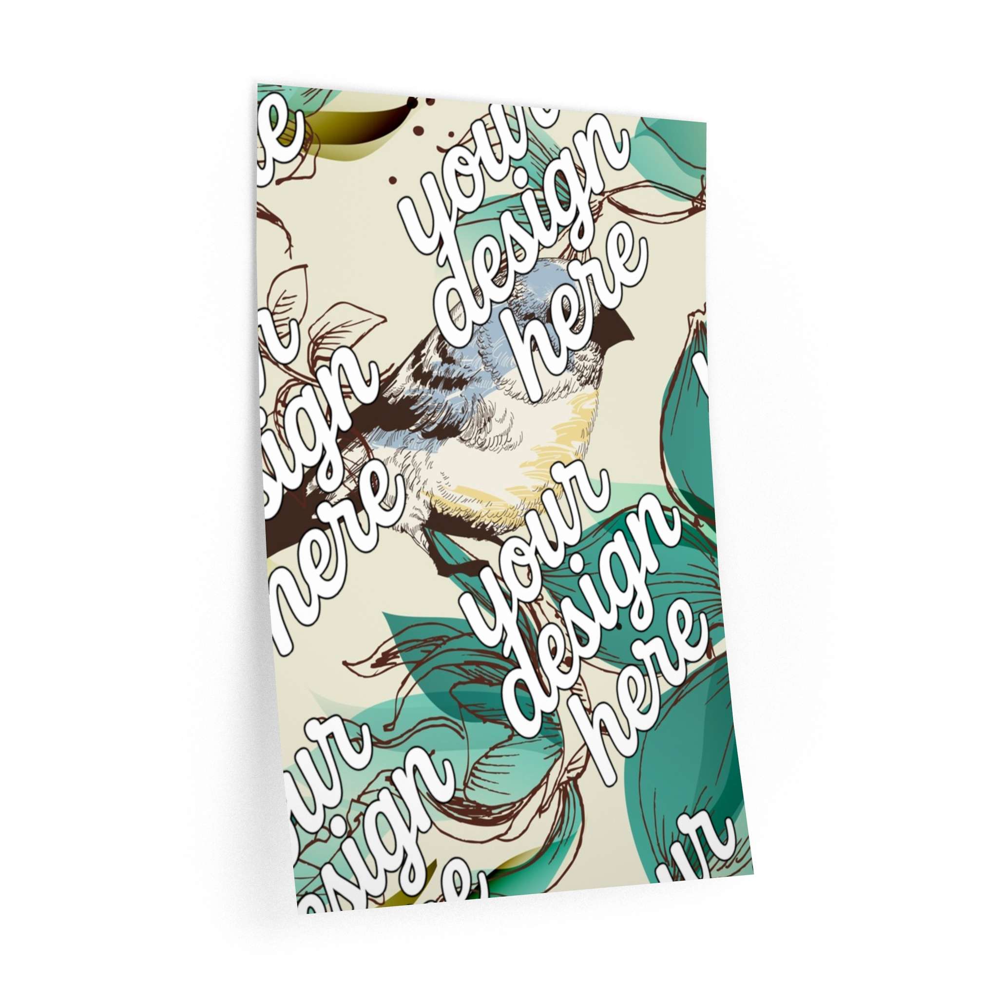7309908351486943874_2048.jpeg Customizable Nature Wall Decals - Birds & Floral Design, Home Decor, Wall Art, Bedroom Makeover, Gift Idea