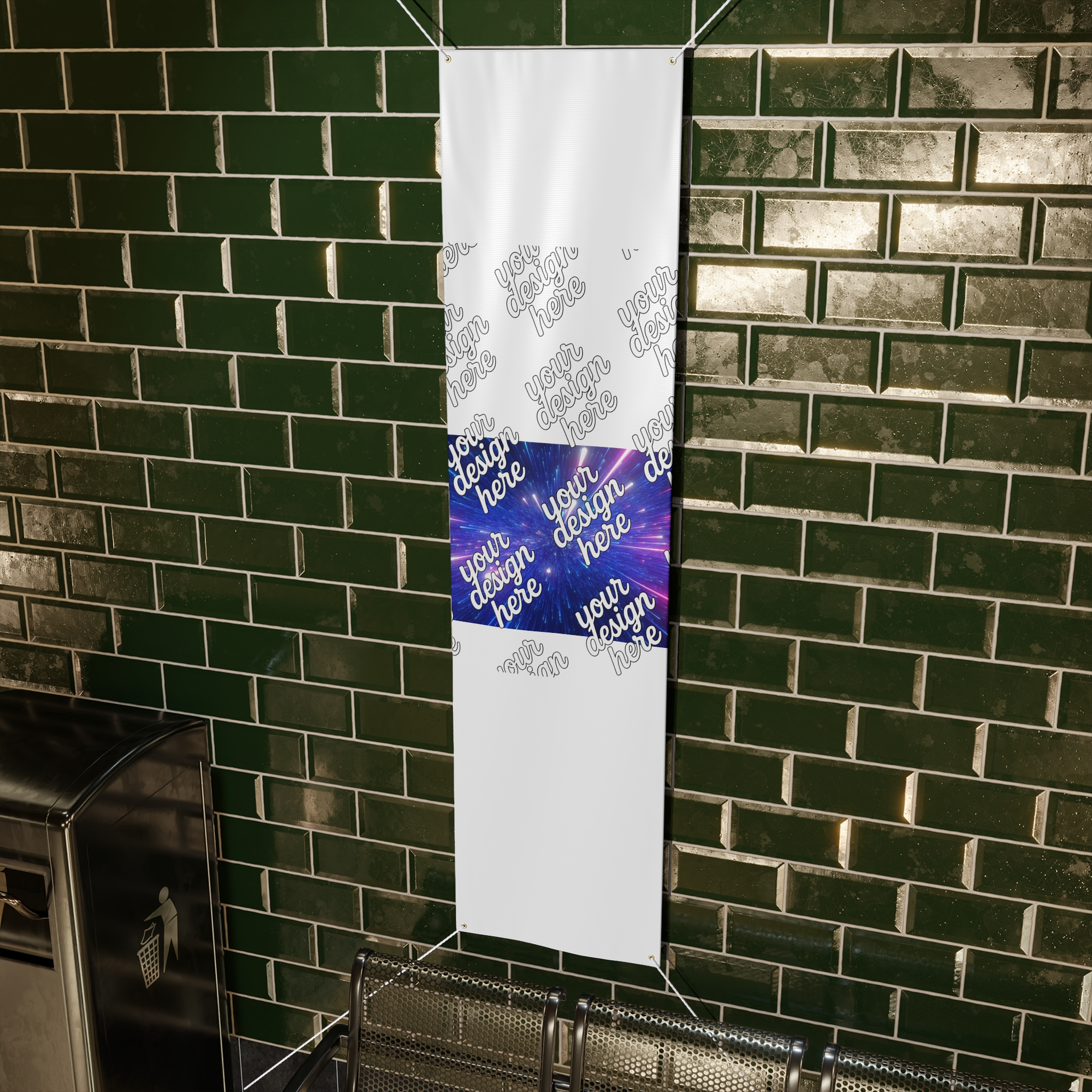 7311611608535082438_2048.webp Cosmic Matte Banner – Colorful Light Burst Design for Events and Parties