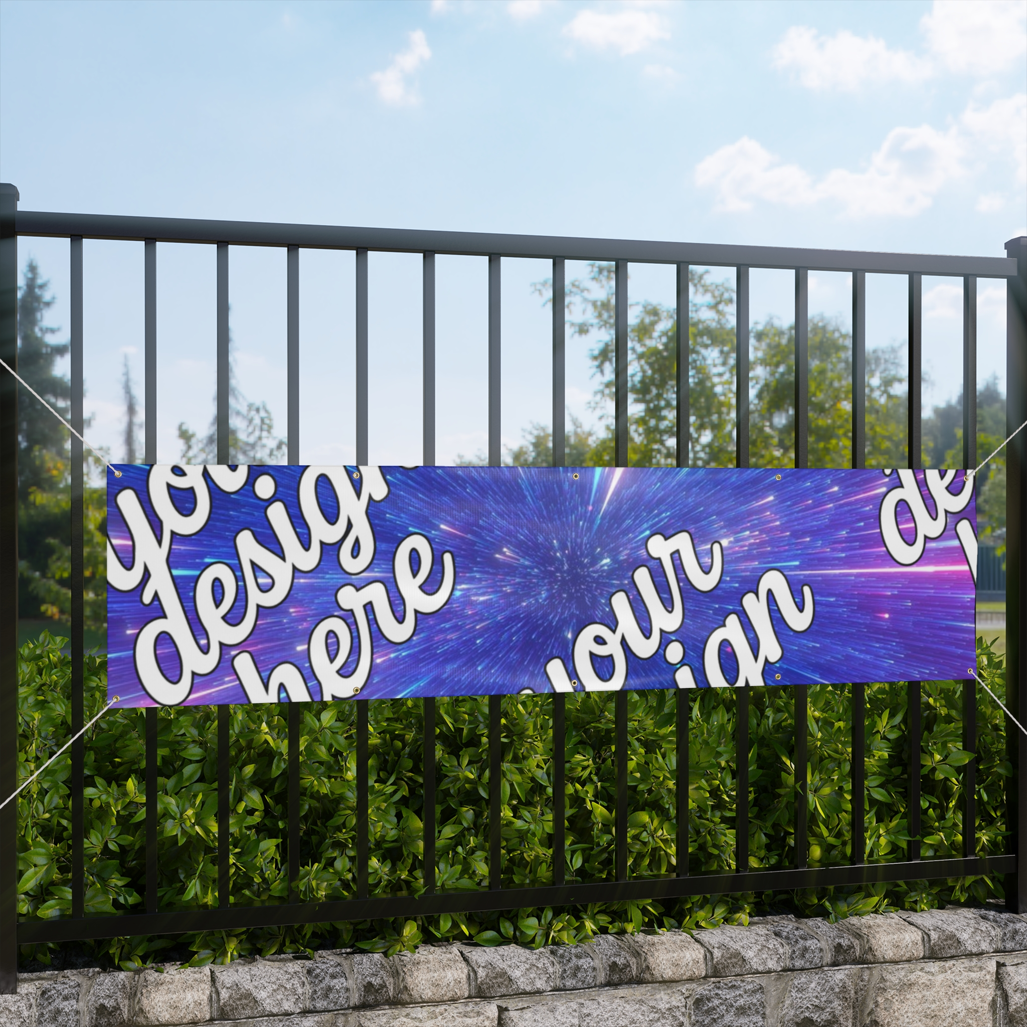 7925408366644789606_2048.webp Cosmic Matte Banner – Colorful Light Burst Design for Events and Parties