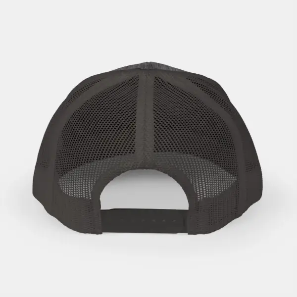 Trucker Cap with Mesh Back and Adjustable Snap Closure