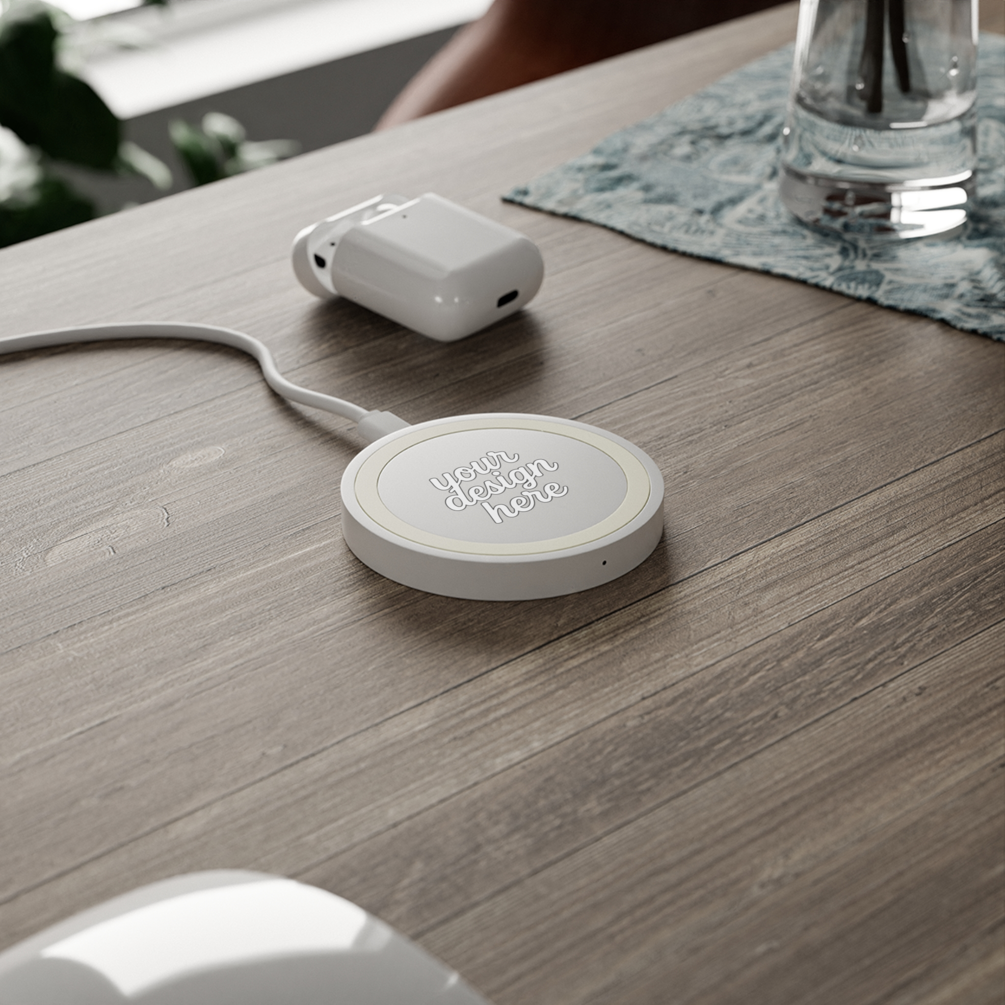 7949017870871241521_2048.webp Sleek Wireless Charging Pad for Home & Office, Phone Charger, Personalized Gift, Eco-Friendly Tech, Birthday, Christmas