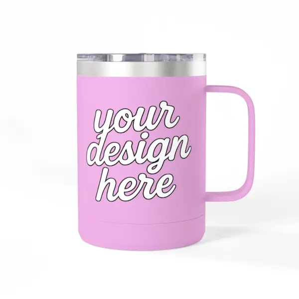 Personalized Coffee Mug Tumbler, Custom Travel Mug, Insulated Coffee Cup, Gift for Coffee Lovers, Custom Design Option
