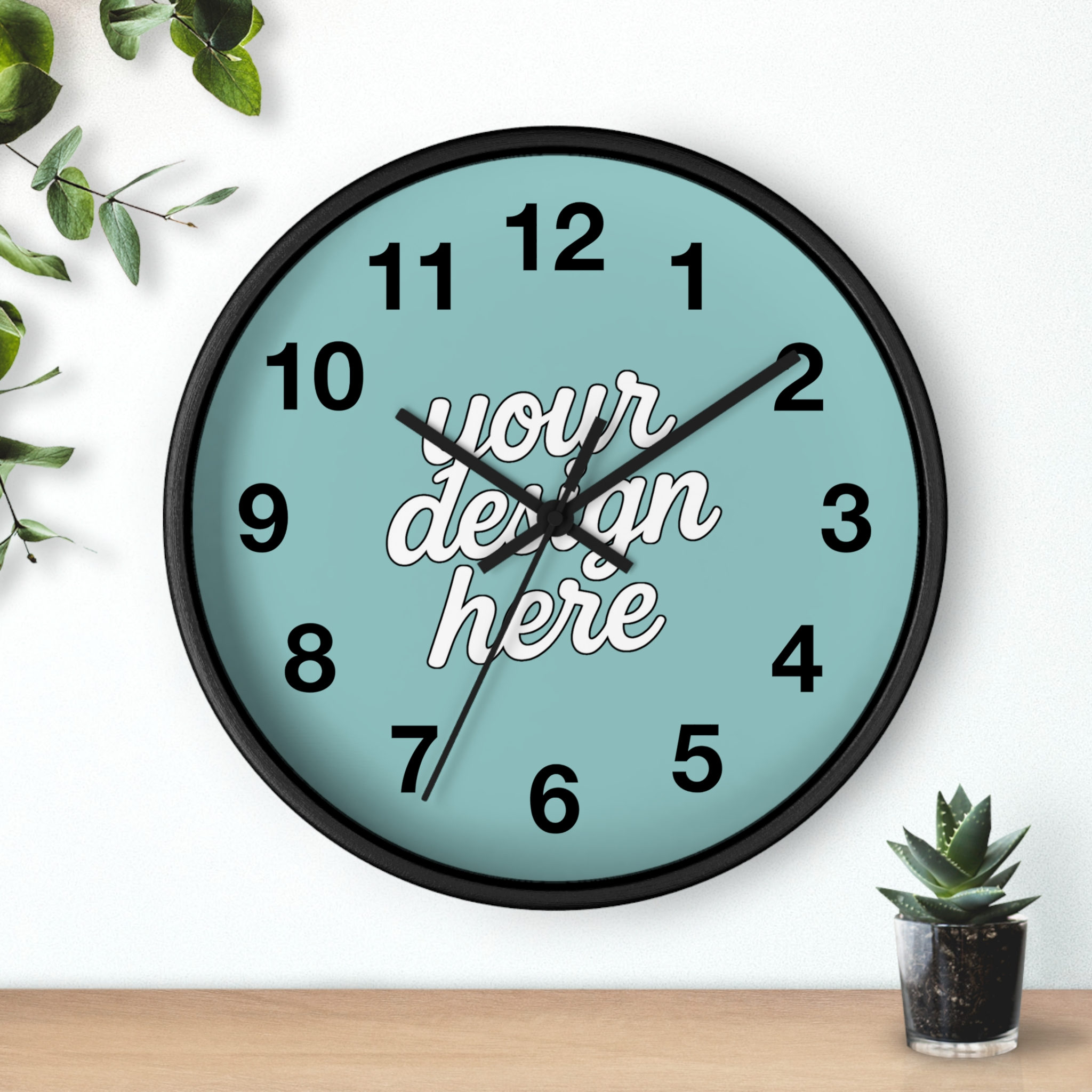 8657277539490479345_2048.webp Customizable Modern Wall Clock - Personal Touch for Any Space