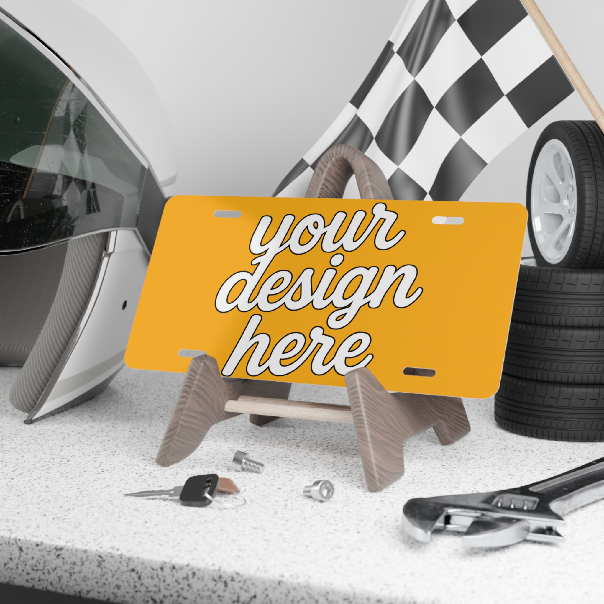 8685756129346724183_2048.webp Customizable Vanity Plate, Personalized Car Accessory, Unique Gift for Car Lovers, Custom License Plate, Decorative Vehicle Sign
