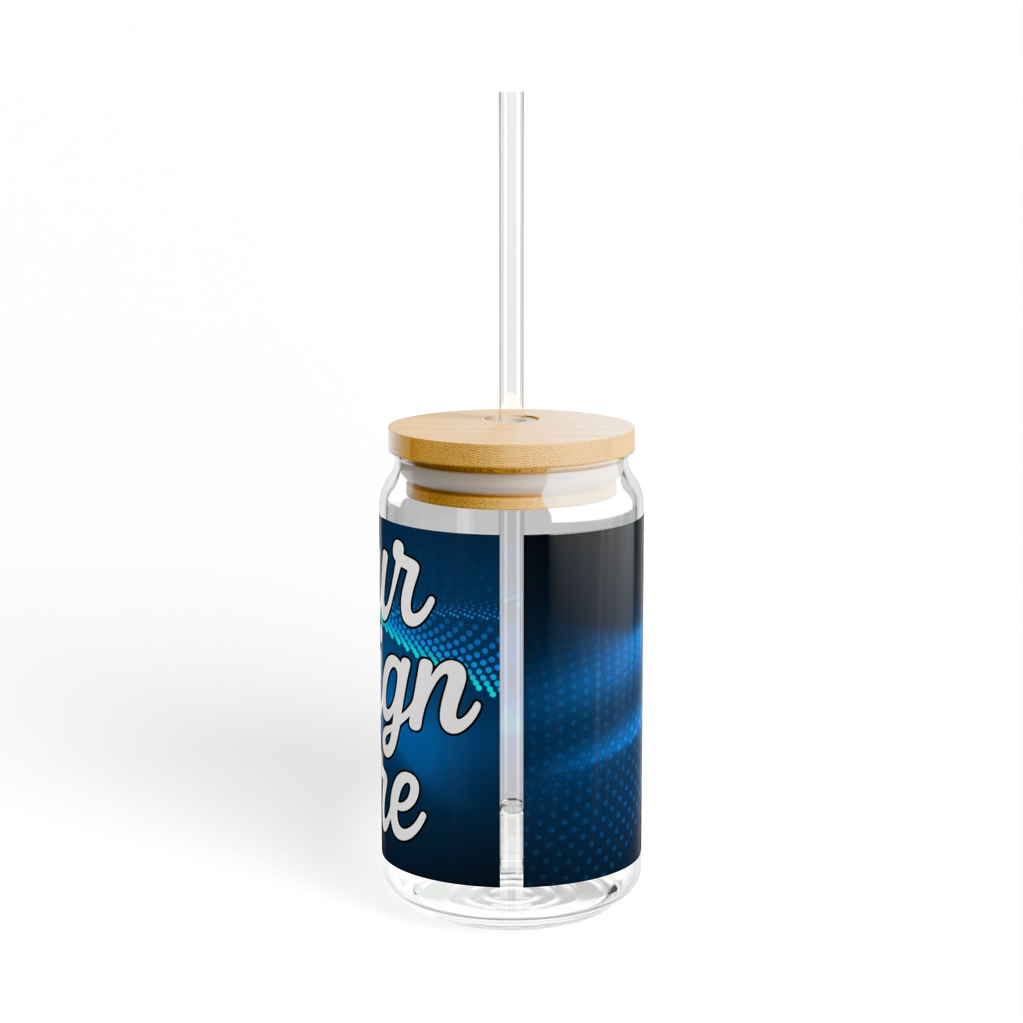 8727593665867892553_2048.webp Personalized 16oz Sipper Glass, Customizable Drinkware, Perfect Gift for Coffee Lovers, Stylish Hydration, Ideal for Home & Office