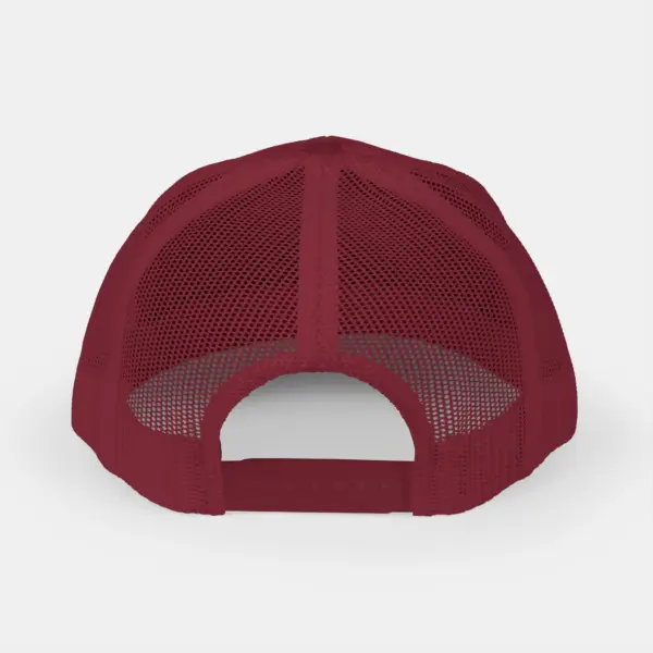 Trucker Cap with Mesh Back and Adjustable Snap Closure