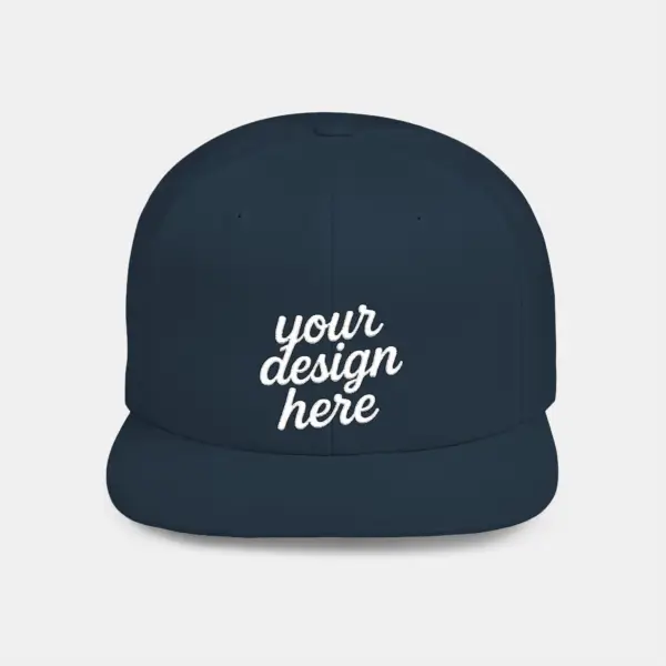 Snapback Cap - Undervisor Structured High-Profile Hat for Adults