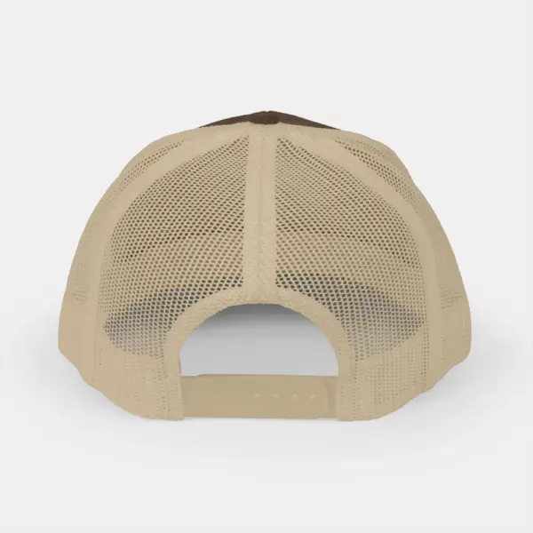 Trucker Cap with Mesh Back and Adjustable Snap Closure