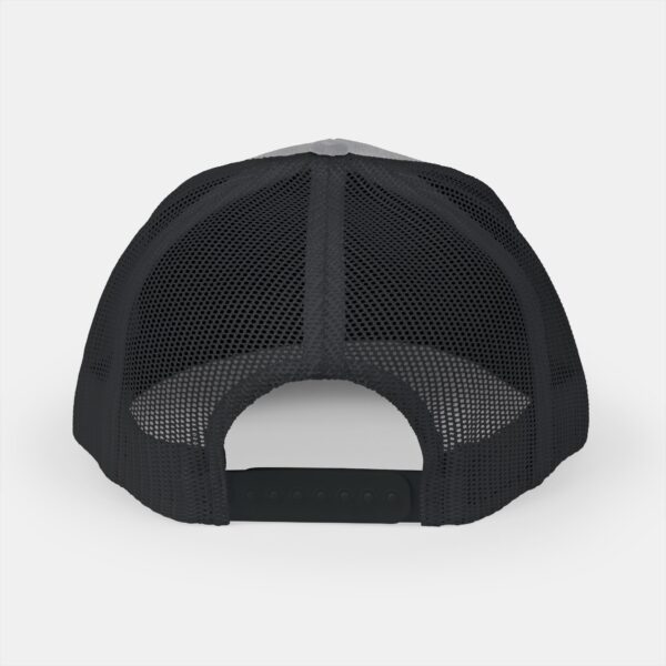 Trucker Cap with Mesh Back and Adjustable Snap Closure
