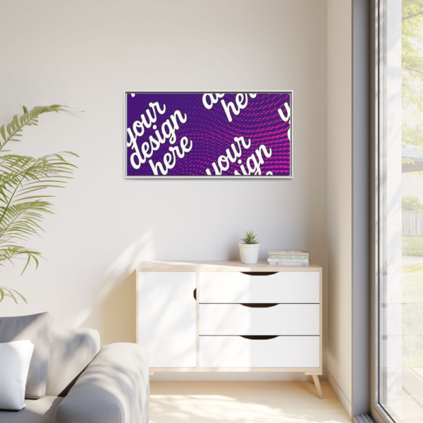 10061890103002945495_2048.webp White Framed Canvas - Available In Multiple Styles and Sizes