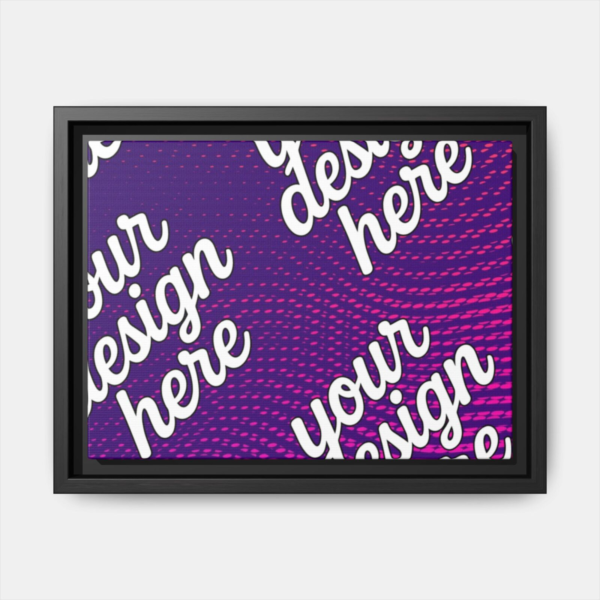 Black Framed Canvas - Available In Multiple Styles and Sizes