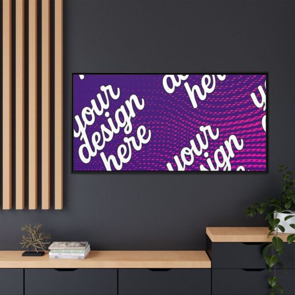 Black Framed Canvas - Available In Multiple Styles and Sizes