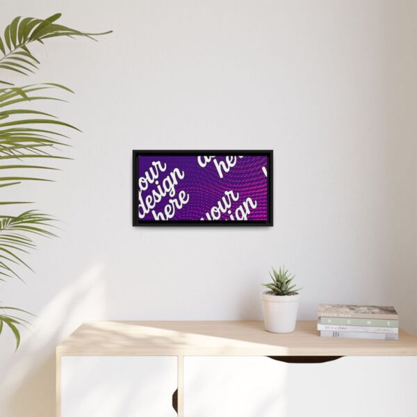 Black Framed Canvas - Available In Multiple Styles and Sizes