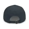 Unstructured Hat With Rectangle Leather Patch