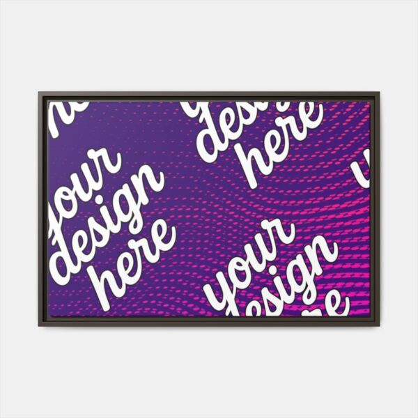 Espresso Framed Canvas - Available In Multiple Styles and Sizes